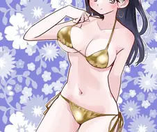 내마위) 야마다는 야한 비키니를 입는 아이