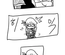 @) 사치코 배빵 때리는 만화