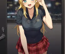 @) 후방) 홀딱젖은 메구루