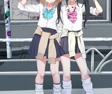 @) 갸루풍 하루랑 리사.jpg