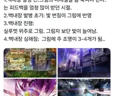 백내장 걸린 창작자의 그림 변화