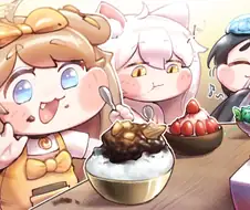 트릭컬)빙수먹는 버터코미델리아