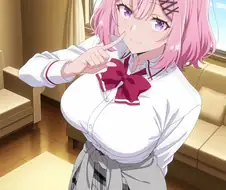 [와타나레][AI]레나코,이러니 저러니 해도 외모고 하는 짓이고 꼴리고 귀여움.