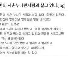 남편의 사촌누나란사람과 살고 있다.jpg