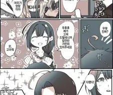 @) 프로듀서의 삐져나온 머리카락을 노리는 처자들.manga