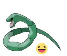 뭔가 어디선가 본거같은 녹색 뱀