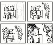 대충 안절부절못하는 만화.manwha