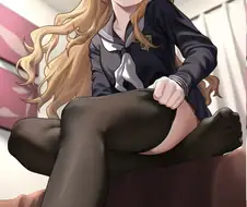 유부녀의 터질듯한 허벅지