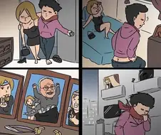 술 취한 여성을 집으로 데려다 준 만화.manga