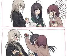 걸밴크) 매운걸 옮기는 니나.manwha