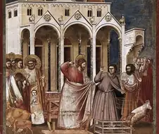 조토 디 본도네 ＇성전에서 환전상을 내쫓으심＇