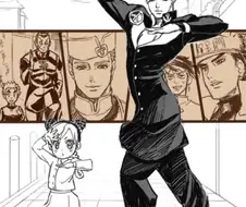 죠죠) 어린 죠린이 모리오쵸에 온 만화