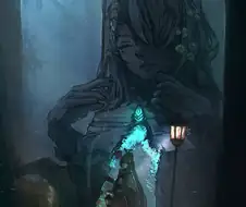 버튜버)숲 속 밤길 무메이(Taku 拓님 그림)