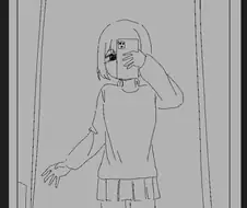 여장사진 올리는 만화