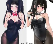 빙과) 메리님 그림체 5년간 변화