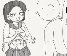 배빵해보라는 복근녀.manhwa