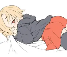 @) 침대위 코우메