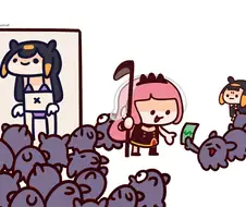 버튜버) 이나 야짤 팔아먹는 칼리를 그린 해외공장장.manga