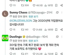 병 걸린 아들이 듀오링고 연습 학습 기록을 놓쳤어요 ㅠㅠ.jpg
