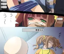 @) 대머리 남캐가 야요이 옷 강제로 벗기는.manga