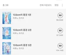 133 여자 나오는 만화 그렇게 재미있진 않더라
