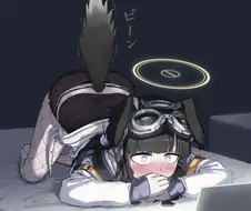 블루아카)무언가를 본 아이.manga