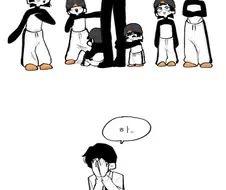 팽귄 가족 만나는.manga