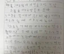 지난 롯데 3연전을 모두 직관한 초등학생의 일기.jpg