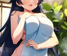 @, AI, 약후) 목욕하고 나온 히비키