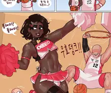 농구에 재능을 느끼지 못하지만 농구부에 있고 싶은 소년을 도와주는 만화