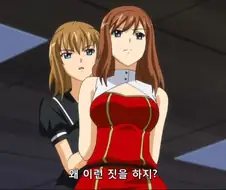 상대방을 심문하는 여자