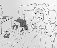 푸키먼)루카리오 뿅뿅하는 만화