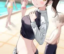 수영장에서 같은 반 친구 만나는.manhwa