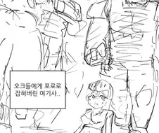 오크하고 여기사 나오는 만화.manhwa