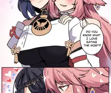 원신)쇼군의 첩들끼리 꽁냥대는.manga