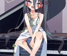 블루아카) 짤녀 음탕한 표정 지으면 자러간다!!.manga