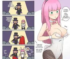 마술쇼 도우미로 참여했다가 TS당한 만화