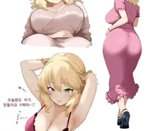 @) 진짜 마망이 된 모모카쨔마.manga