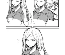 퇴근 준비하는 여자 만화