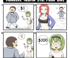 장사를 할줄 아는 소녀 만화