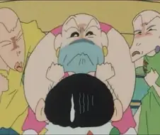 [짱구는못말려]대머리 삼총사