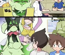 고양이 캐릭터들의 화장실