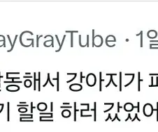 강아지 : 헤으응 이젠 망가져버려