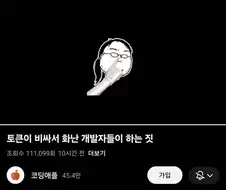 어느 코딩 유튜버 영상에 달린 충격적인 댓글