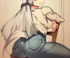 말딸) 말엉덩이