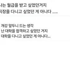 뒤늦게 깨달음