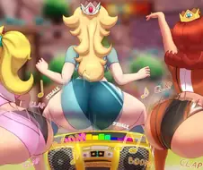 공주님들의 천박한 댄스 타임