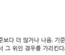 이상, 이하 많이들 착각하는거