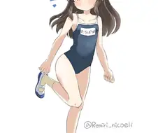 @) 전통 스쿨미즈 입은 아리스.manga