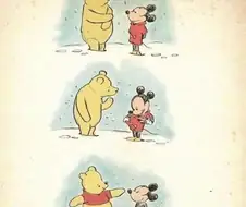 곰돌이푸가 상의만 입고 있는 이유.manga